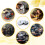 2Pcs Angle Grinding Tool Flange Nut,M10 Thread Angle Grinder Flange Nut, Flange Locking Nut for Fixing Cutting Disc 6