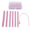6Pcs Soft Purple Silicone Teether Sticks for Low Bite Force Jaw Training 3