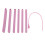 6Pcs Soft Purple Silicone Teether Sticks for Low Bite Force Jaw Training 11