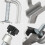 10-180 Adjustable Tube Welding Holder, Quick Release Right Angle Corner Pipe Alignment Clamp, 100mm Opening 2
