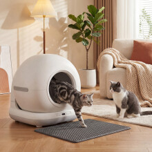 PawHut 72L Self Cleaning Cat Litter Tray App Control for Multiple Cats