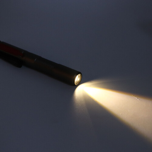 Φακός Cob Led, λευκός, ανοιχτό κόκκινος φωτισμός με μαγνητική ταινία για 2