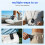 3D Pedometer for Walking, Accurate Step Counter with LCD Display for Step Calorie Tracker 6