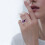 Smart Ring Gesundheits-Tracker 25mAh 8 Silber IP67 8