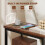 Homcom HOMCOM Side Table, Narrow Bedside Table with Charging Station, 2 Drawers 4