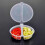 (10pcs) Boîtes Sauce Plastique Imperméables (50) 2
