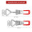 36Pcs Adjustable Toggle  Clamp Pull  4001 Heavy Duty  Lock Metal Door Latches Sturdy Latches Hardware 7