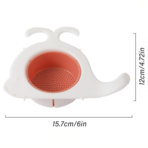 (White) Sink Strainer for Kitchen & Bath, Anti-Clogging 2