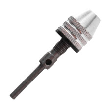 2Pcs Three-Jaw Chuck Set 0.3-3.4mm Round Handle Self-Centering Twist Drill Accessories Electric Grinder Drill Clamp
