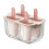 (Pink) Easy-Release Popsicle Molds for Ice Cream & Yogurt 2