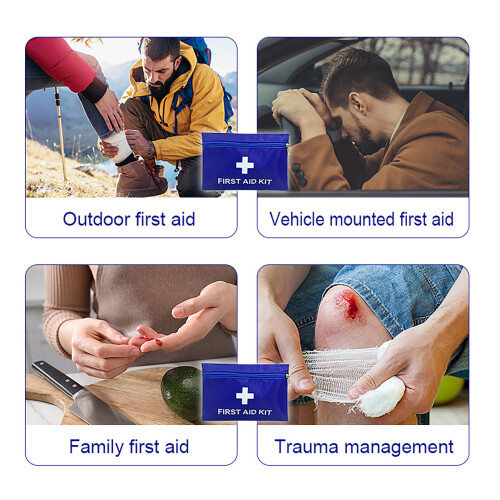 12pcs Waterproof First Aid Kit for Camping Hiking 2