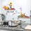 (MS3020) Sunflower Butterfly Kitchen Wall Stickers Decor 3