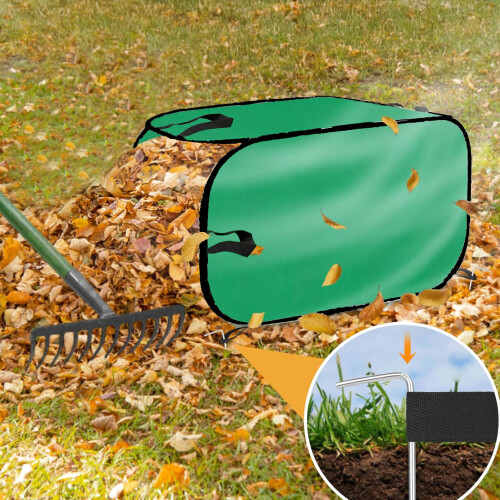 Heavy Duty Foldable Leaf Collector for Garden 2