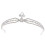 Korean Bridal Tiara Baroque Crown Wedding Accessory 9