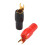 Terminal Spade Fork Adapter Connector Plug Crimp Barrier Spades Speaker Wire Terminal Plug-4GA 5