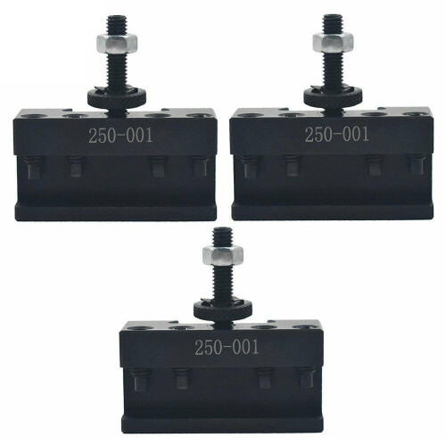 6Pcs 250-001 0XA Quick Change Tool, Turning Tool Holder Steel Material Holder 1