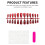 Eco-Friendly Cherry Red Cat Eye Nail Tips 6