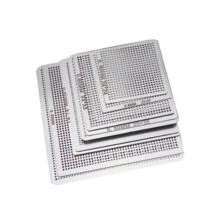 Kit Modello di Stencil Reballing BGA Flux per Laptop nel Rete D'Acciaio da 27 Pezzi con Stazione Reball Universale