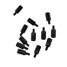 100 Pcs M3 10mm+6mm Nylon Spacer Hex Stand-Off Pillar Hex Spacers Standoffs Assorted Kit for Motherboard