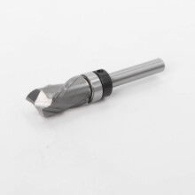 Broca de Enrutador CNC de Carburo SóLido con Moldura a Ras de CompresióN de Alto Rendimiento para CarpinteríA VáStago de 1/4 de Pulgada