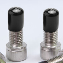 20 Piezas Tapas de Goma para Extremos 19 Mm ID PVC Cubierta Tapa de Perno de Tubo Redondo Protectores de Rosca Negro