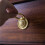 Brass Cabinet Rings Gold Knobs, Drawer Knobs Round European Handles Antique Gold Pull for Dresser, Home Kitchen, 2 Pack 3
