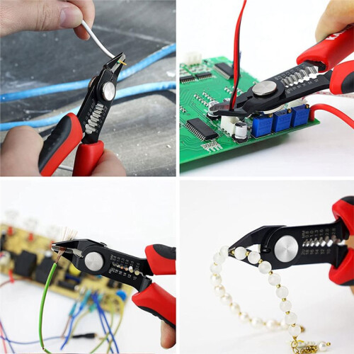 Multifunctional Wire Stripper Pliers Automatic Stripping Cutter for Electrical Repairs 1