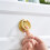 Brass Cabinet Rings Gold Knobs, Drawer Knobs Round European Handles Antique Gold Pull for Dresser, Home Kitchen, 2 Pack 4