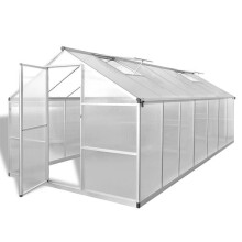Serre tent opvang plant bloem groenten versterkt aluminium 10,53 m² Doorzichtig 02_0044479