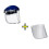 Transparent Protective Mask Visor Polished Impact-Proof B1BL+FC48 Splashproof, Dustproof, Splashproof, Impact-Proof 3
