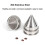 2pcs 58mm Filter Basket with Pour over Coffee Dripper Compatible with 58mm Bottomless Portafilters 4