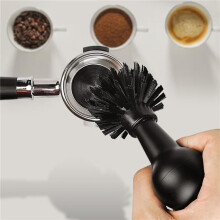 2X Siebträger-Reinigungsbürste für Espressomaschinen, Reinigungsbürsten für Kaffeemaschinen, Werkzeuge für 58 mm Espressopulverbürste B