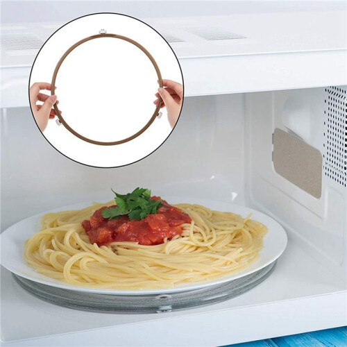 16Pack Microwave Roller Ring Microwave Oven Turntable Ring Plate Tray Support Ring for Glass Plate Tray Supporting 2