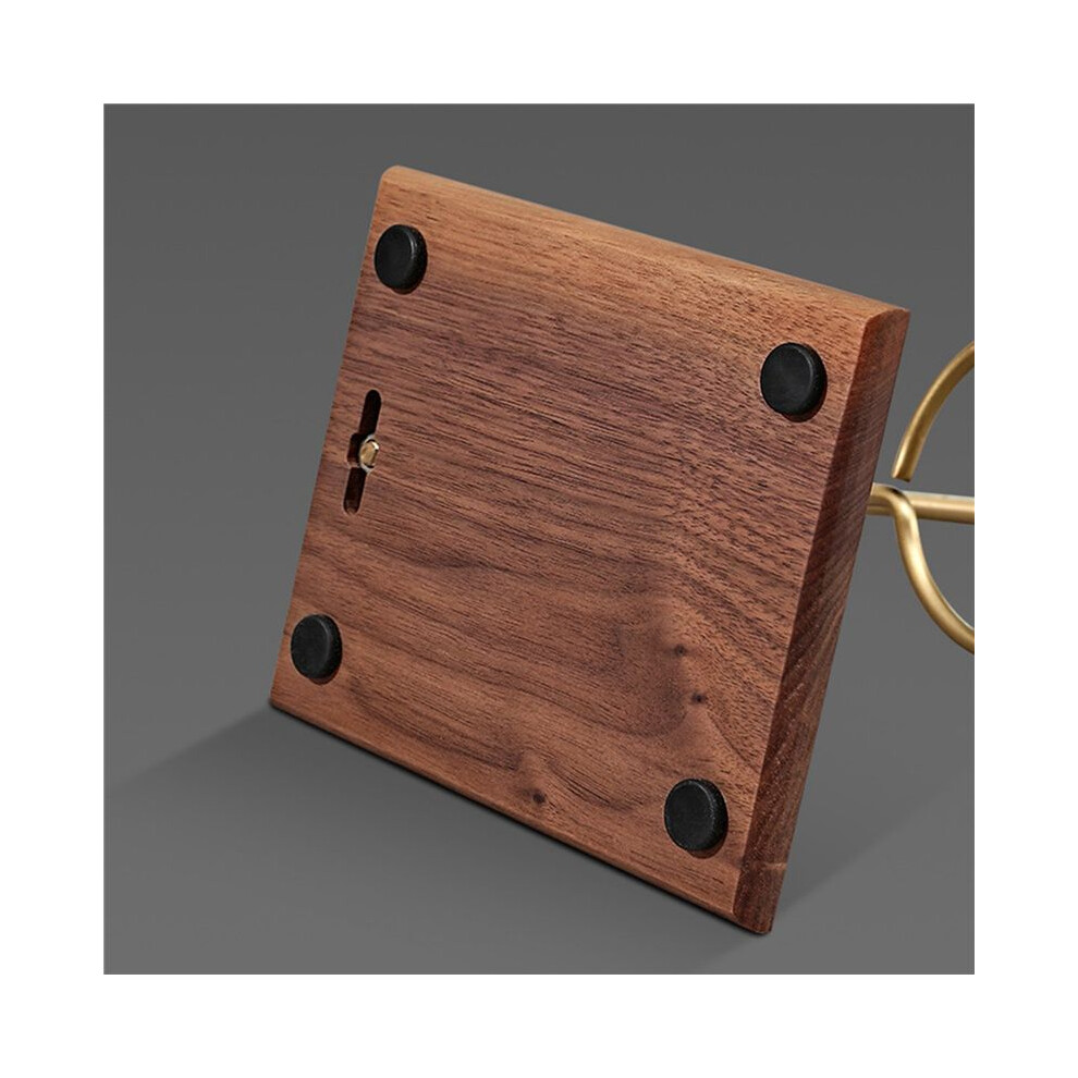 Semoic 3X Pour Over Coffee Maker Stand With Wood Base Adjustable Height Rack Dripper Filter Holder
