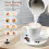 2X Parti di Ricambio 2 In 1 Frusta per Schiuma, per  K-Latte Monodose  Coffee e Latte Maker 5