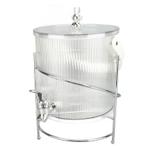 Dispenser per bevande in PE trasparente con rubinetto 36.37oz