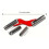 Ergonomic Brick Jointer Tool Set, 4 Sizes 1/2 5/8 3/4 7/8 Inch, Steel Handle, Includes Protective Cover 6