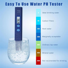 TDS Meter Digital Water Test,Electronic Water Tester with 0-9999 PPM Measurement Range for Household Drinking Aquariums