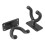 2pcs Hanging Bow Display Hanging with Screw Compound Pulley Bow Traditional Bow Storage Equipment. 5
