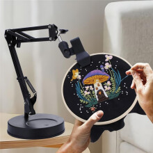 Stickrahmenständer, Verstellbarer Stickrahmenständer, Faltbarer Stickrahmenständer Aus Metall, 360 Grad Drehbar