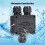 Junction Box Outdoor Waterproof Electrical Box,3 Way Plug  Plastic External Junction Box,Electric Power Cord Boxes 4