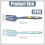Silicone Cooking Forks, Multifunctional Cooking Fork Spaghetti Fork Heat Resistant Nonstick Blending Fork for Kitchen 6