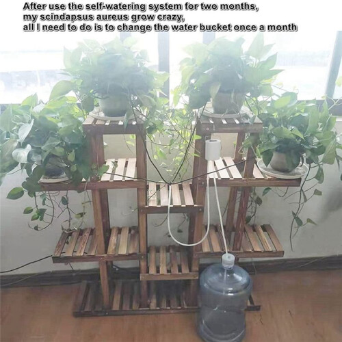Automatic Flower Watering Machine Pump Controller Flowers Plants Home 8  Sprinkler Drip Irrigation Device Pump Timer 1