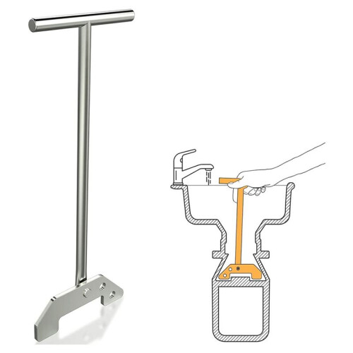 2Pack Garbage Disposer Unjamming Wrench for Garbage Disposals, Unclog Kitchen Sink Clogging