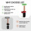 For Flashforge Adventurer 5/5M Pro Hotend Kit - High-Performance Ceramic Nozzle, Quick-Detachable, 0.4MM 4