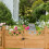 2 Pack Self Locking Gate  for Wooden Fence Heavy Duty,with Steel Spring Cable Pull String Gate Hardware Gate Lock 1