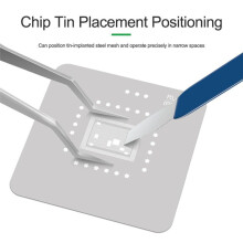 ST-20 3D Tweezers High Precision Flying Super Hard Tweezer for Planting Tin IC Chip Phone Repair Forceps Tools
