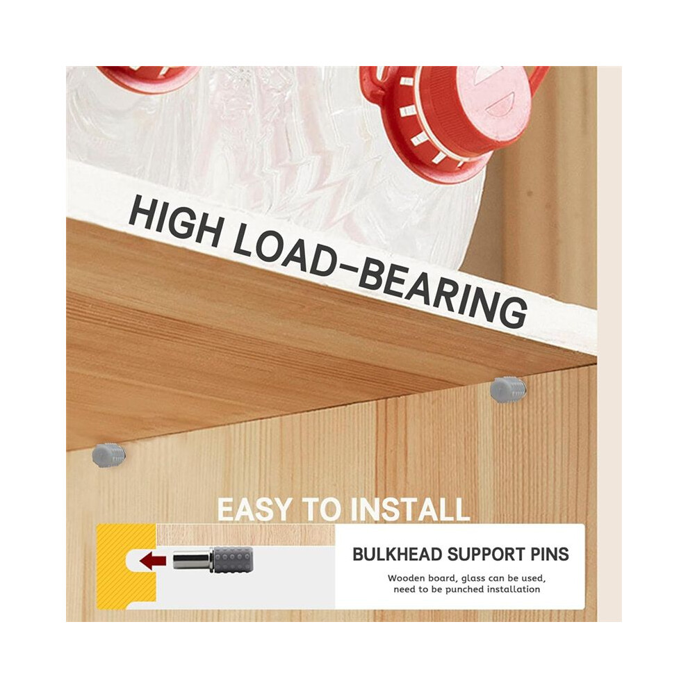 Shelf Support Peg,Support Cabinet Shelf Pins,Clear Plastic Replacement Peg Cabinet Shelf Supports Pins For Kitchen 50Pcs 4711072729725
