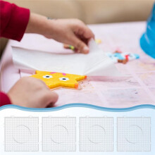 34-Teiliges Set mit 5 mm Bügelperlen-Platten, Transparente Bügelperlen-Steckplatten, Zubehör für Bügelperlen-Steckplattenprojekte
