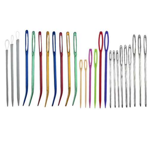 42 Pcs Yarn Needles Set, Assorted Yarn Needles Bent  Needle Weaving Needle Darning Needles  Eye Needles 1